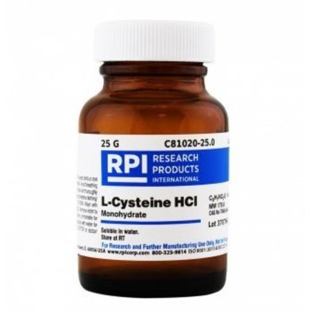 L-Cysteine HCl, 25 G -  RPI, C81020-25.0